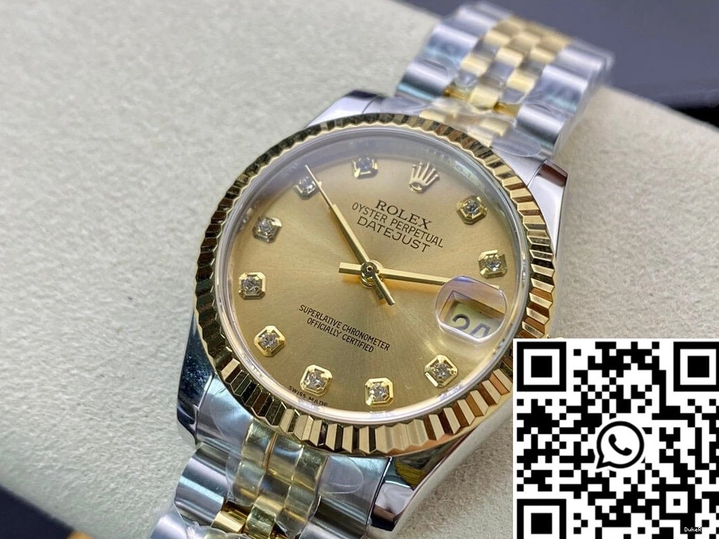 31MM Factory EW Gold Rolex Yellow Datejust M278273-0026 1224